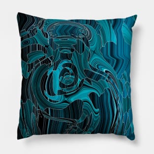 Digital abstract art 3.2 Pillow