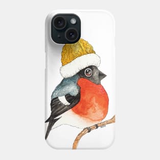 Bullfinch bird Phone Case