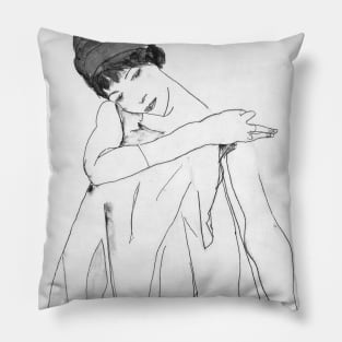 Dancer by Egon Schiele Pillow