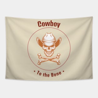 Cowboy to the bone Tapestry