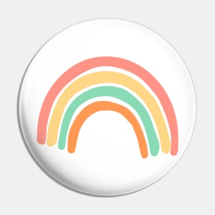 Pastel Color Rainbow Pin