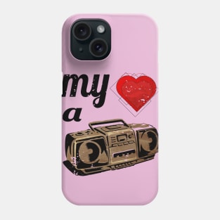 My hearts a stereo gym class heroes Phone Case