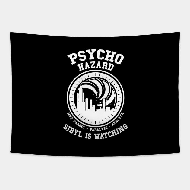 Psycho Hazard Tapestry by Pyier