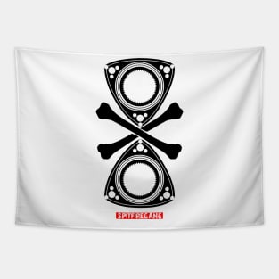 Rotor Crossbones Tapestry