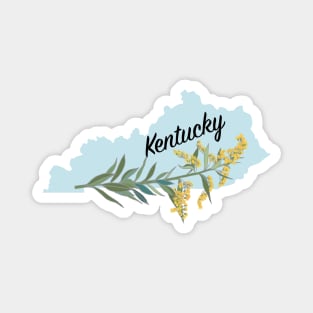 Kentucky Goldenrod State Flower Magnet