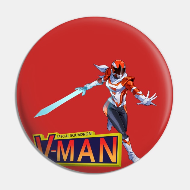 Leader V-Red! Pin by Special Squadron V-Man