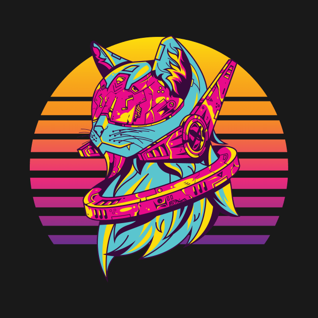 futuristic cat by Transcendexpectation