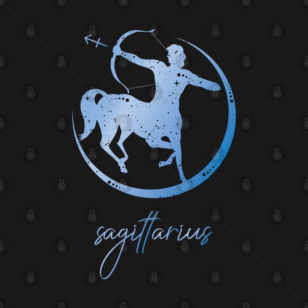 Sagittarius Zodiac by Moon Phase Design