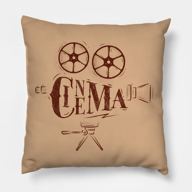 Cinema Camera Pillow by TomCage