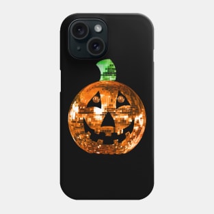 Smiling Halloween Disco Pumpkin Jack-O-Lantern Phone Case