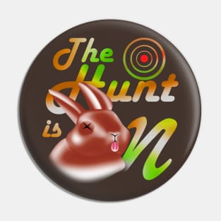 The hunting season is on, rabbit hunting Pin