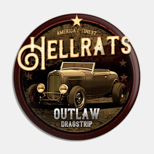 Ratrod Outlaws Pin