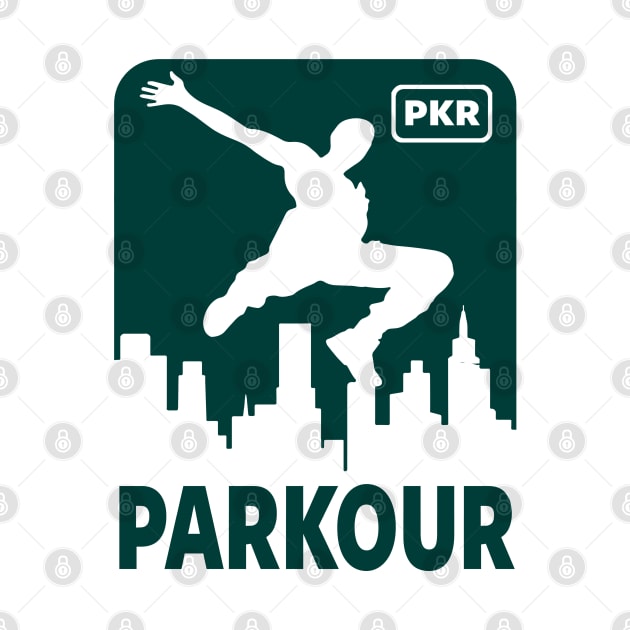 PARKOUR - FREERUNNING - TRACEUR by Tshirt Samurai