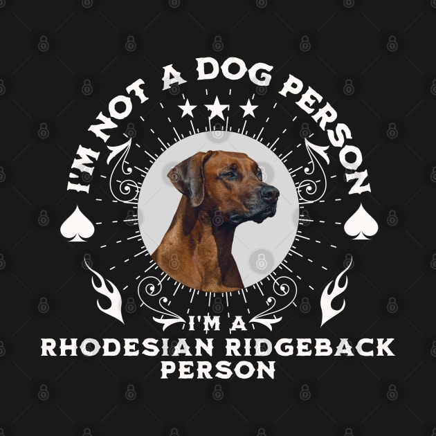 I'm a Rhodesian Ridgeback person by KHWD