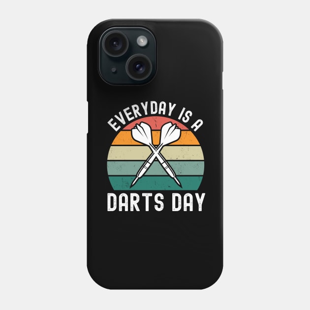 Everyday Is A Darts Day Phone Case by footballomatic