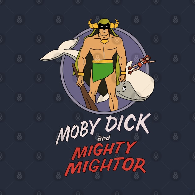 Moby Dick and Mighty Mightor Classic 60s Cartoon by GoneawayGames