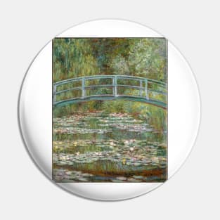 Bridge over a Pond of Water Lilies Pin