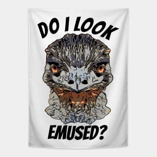 Emu Bird Do I Look Emused Tapestry