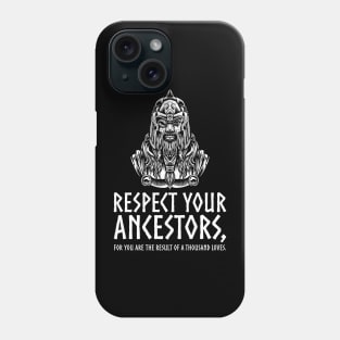 Viking Mythology - Respect Your Ancestors - Norse God Odin Phone Case