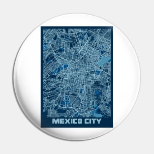 Mexico City - Mexico Peace City Map Pin