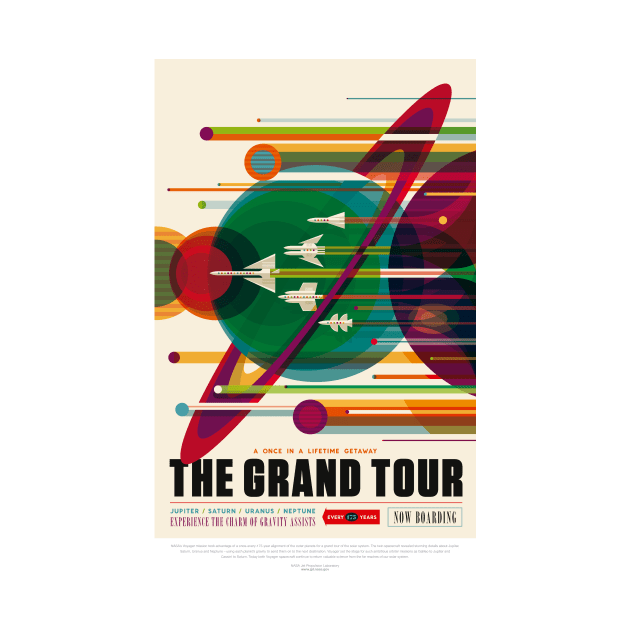 Grand Tour NASA Artwork by GEEKNESS