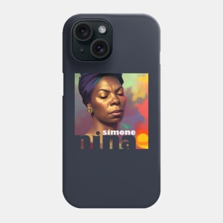 Nina Simone Here Comes the Sun Phone Case