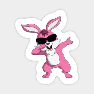 Bunny with glasses Magnet