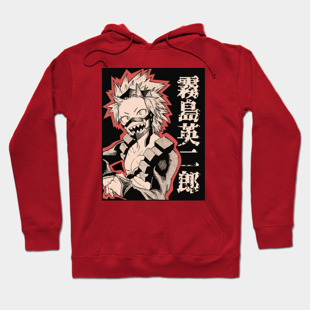my hero academia kirishima hoodie