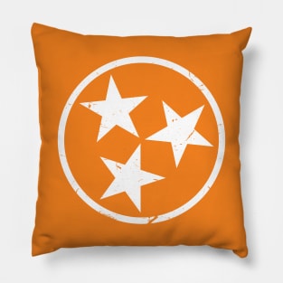 Orange Tennessee Flag Pillow