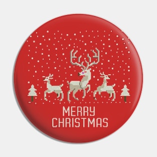 Merry Christmas Filthy Animal  Sweater Pin