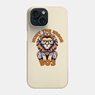 Lion Programmer Phone Case