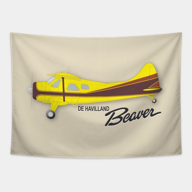 de Havilland Beaver Tapestry by GregThompson