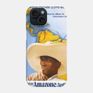 Vintage Travel Poster Germany Amazon Antilles Cruise Phone Case