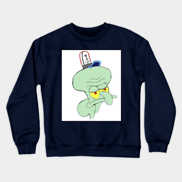 squidward painting sweatshirt