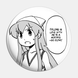 I re-draw ika-chan saying Falling in love with me is a mistake de geso / Shinryaku Ika Musume meme Pin