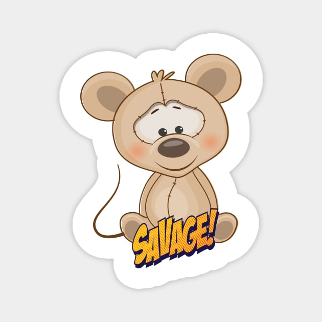 Mouse Cute Kawaii Cartoon Magnet by ProjectX23Red