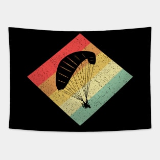 Retro Vintage 80s Paragliding Gift For Paragliders Tapestry