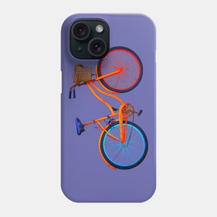 colored bicycle Phone Case