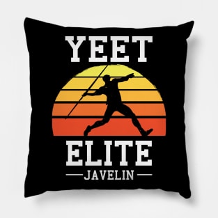 Yeet Elite Javelin Retro Track N Field Athlete Pillow