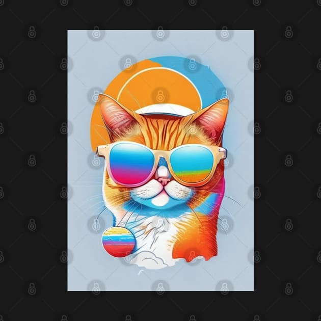 cool summer cat by Creativoo