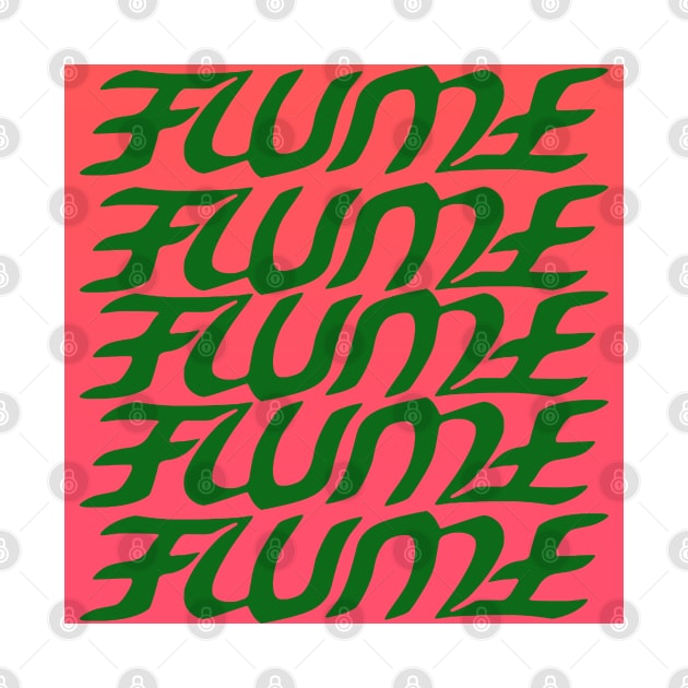 Hi This Is Flume Logo Multi-Coloured 3 by fantanamobay@gmail.com