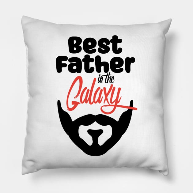 Best Father In the Galaxy Pillow by penasavior