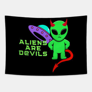 aliens are devils Tapestry