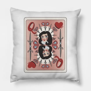 Queen Of Hearts Pillow