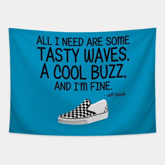 Tasty Waves, Cool Buzz Tapestry by johnchurchill