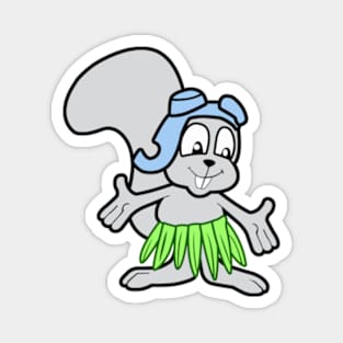 Rocky Hawaii - Rocky & Bullwinkle Magnet