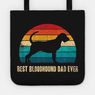 Mens Best Bloodhound Dad Ever Shirt Dog Lover Owner Fathers Day Tote