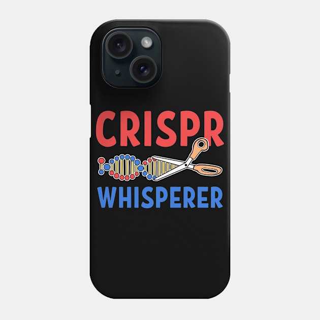 Crispr Whisperer Graffiti Gene Editing Scientist Phone Case by amango