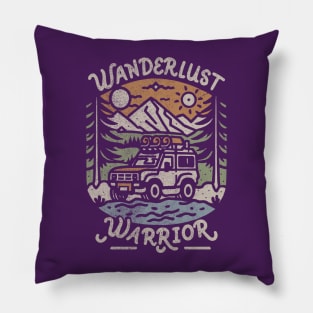 4x4 Wanderlust Warrior Pillow