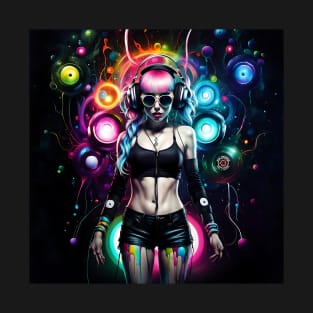 DJ Music Girl MK1- Eye Voodoo T-Shirt